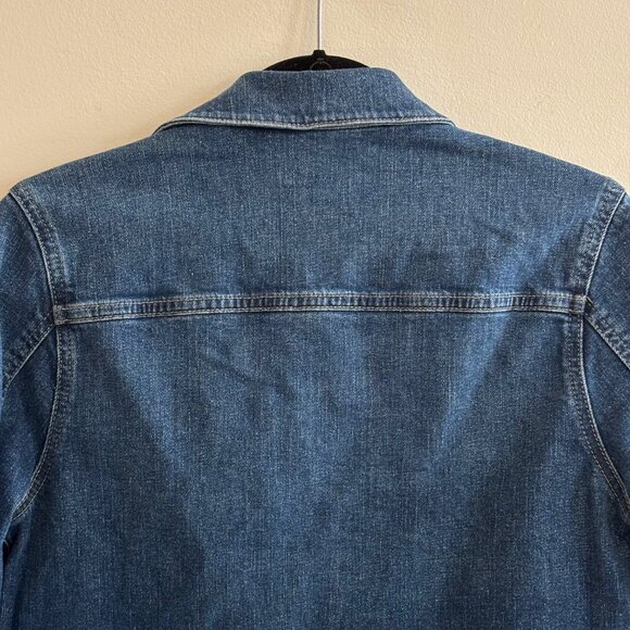 NEW AG Alix Cropped Denim Jacket  - Size Medium - Zip Front Vintage Workwear S - Picture 7 of 7